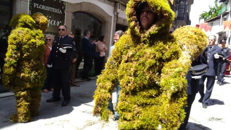 Hombres de Musgo. Procesión del Corpus Christi