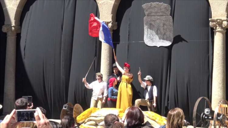 Recreación Histórica "Béjar 68" por los alumnos del IES Ramón Olleros de Béjar