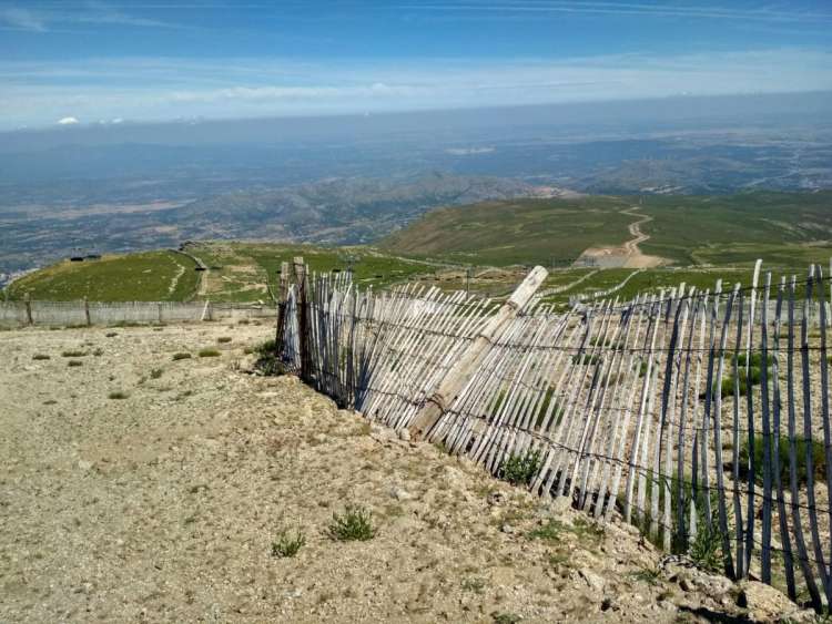 Daños en la estación de esquí de La Covatilla