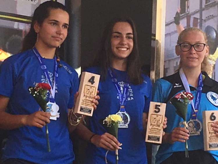 Irene García Val en el Podium