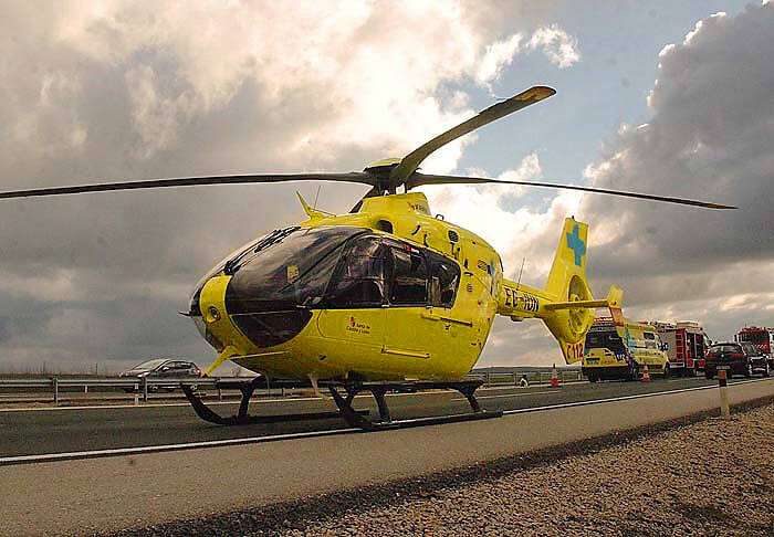 Helicóptero medicalizado del Sacyl