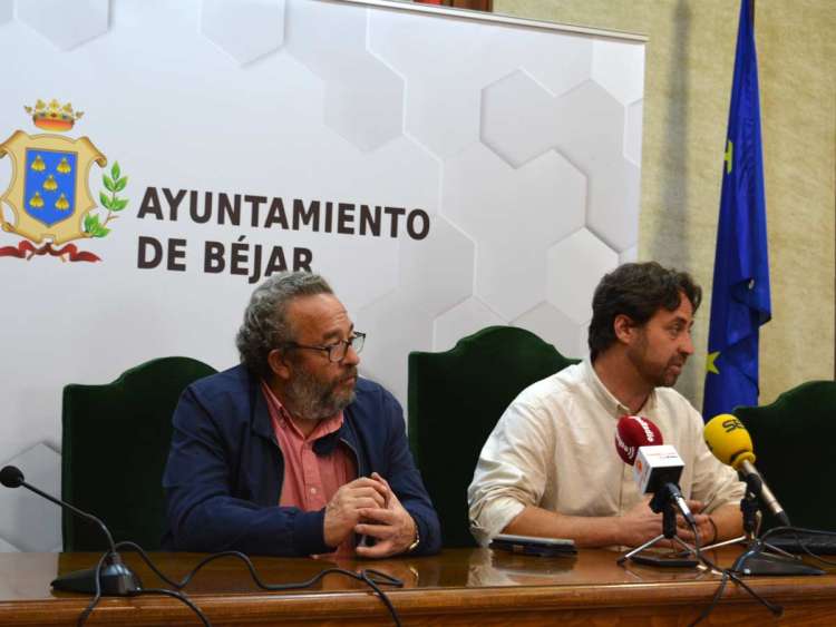 José Luis Rodríguez  Celador y el concejal de Igualdad, Antonio Cámara