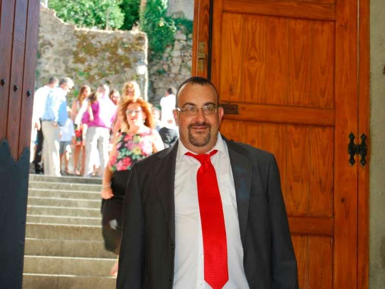 José Ángel Castellano Hernán en el centro de cultura San Francisco