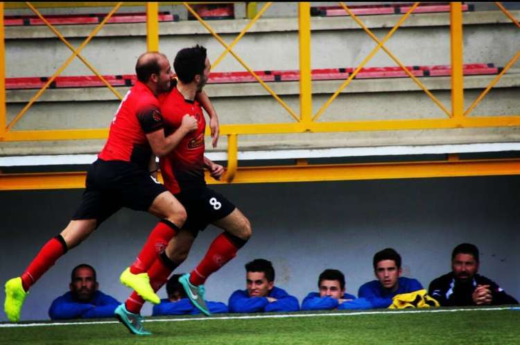 Jugadores del Béjar Industrial. Imagen Tw CD Béjar Industrial