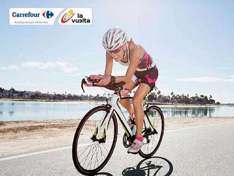 Cartel anunciador de la actividad del km solidario