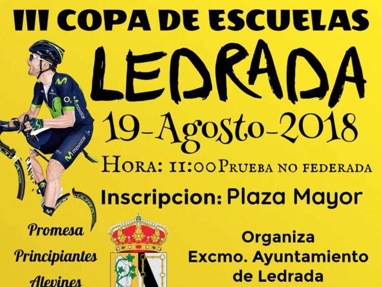 Cartel III Copa de escuelas Ledrada