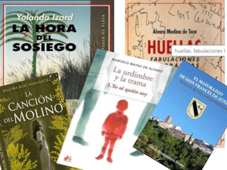 Collage con las portadas de libros