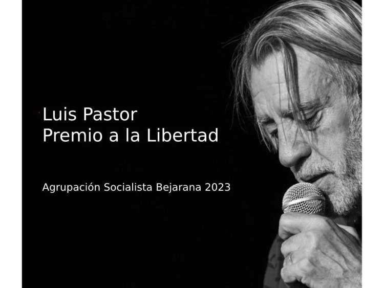 Cartel de una actuación del Cantante Luis Pastor