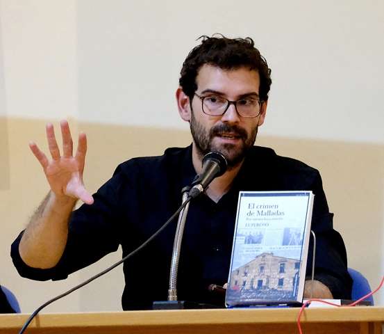 El Autor, Luis Roso Durante la presentación del libro