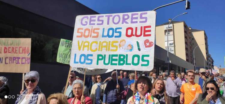 Manifestación en Béjar por la sanidad
