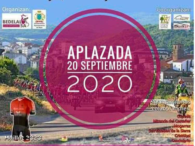 cartel del aplazamiento de la Marcha Bedelalsa