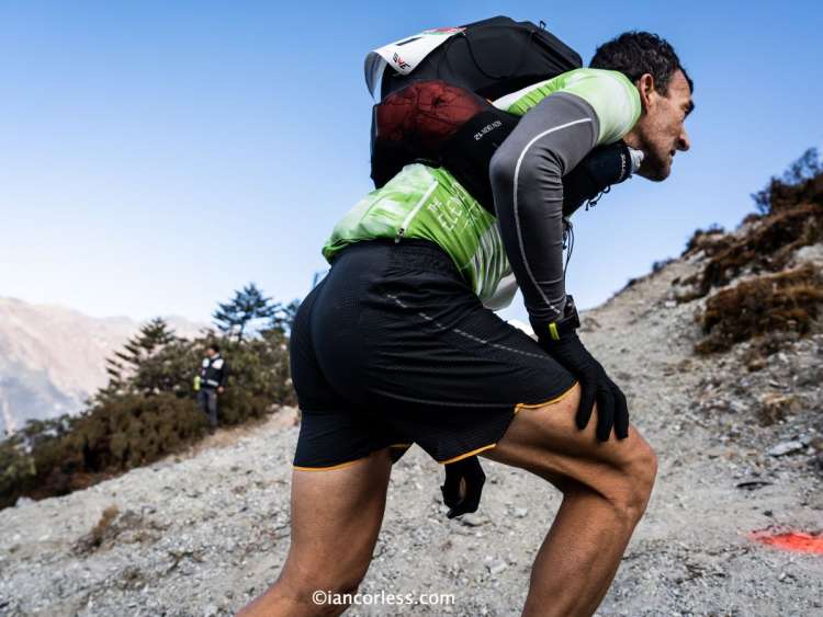 Miguel Heras en la Everest Trail Race by the Elements
