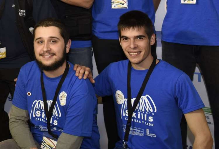 Miguel Palacios y Rodrigo Sánchez Imagen Facebook del CIFP Béjar