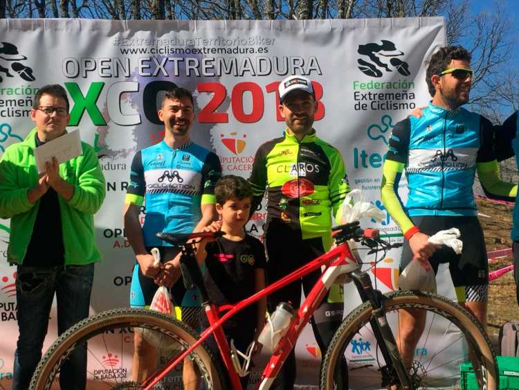 Pódium del I Open de Extremadura XCO