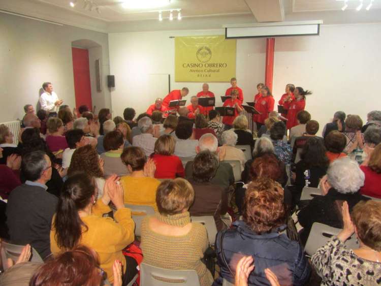 Actuación de Mora y Majuelo en el Casino Obrero