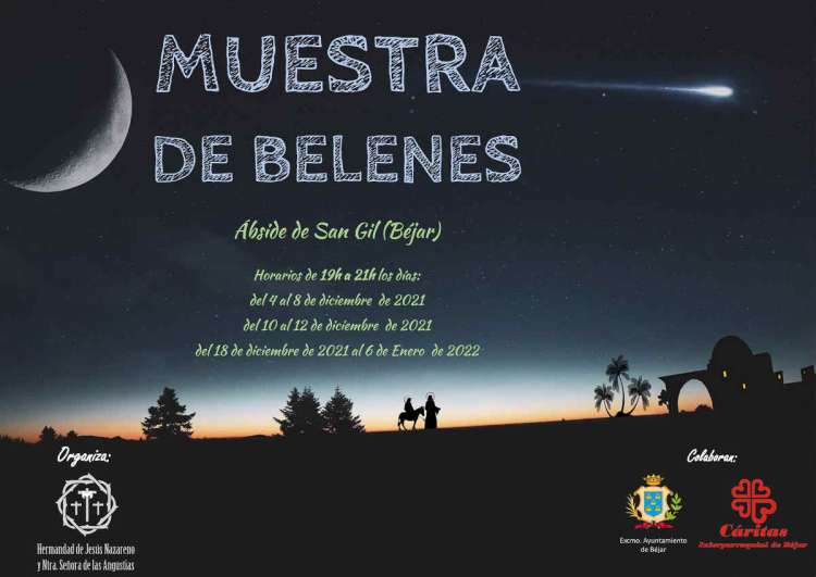 Cartel muestra de belenes Béjar