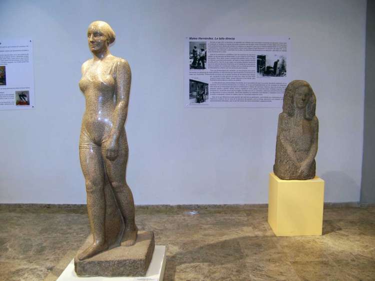 Vista del interior del museo Mateo Hernández de Béjar