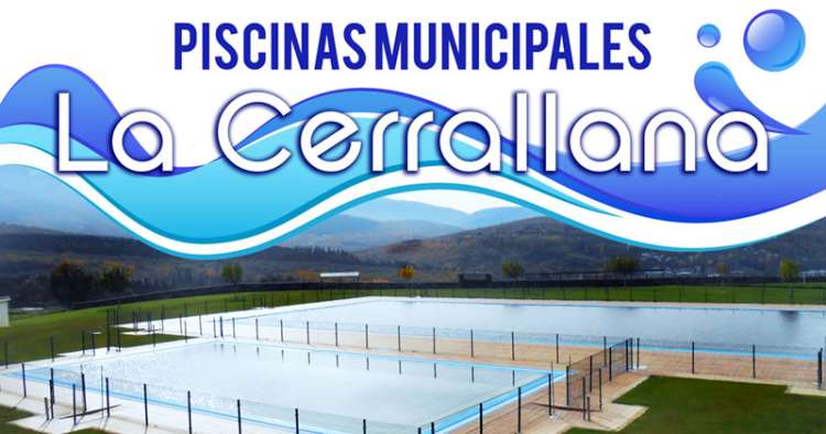 Foto de piscina con texto Piscinas Municipales La Cerrallana, Béjar