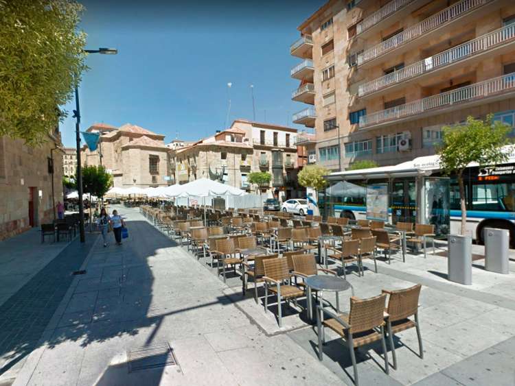 Plaza de San Julian donde se produjeron los hechos