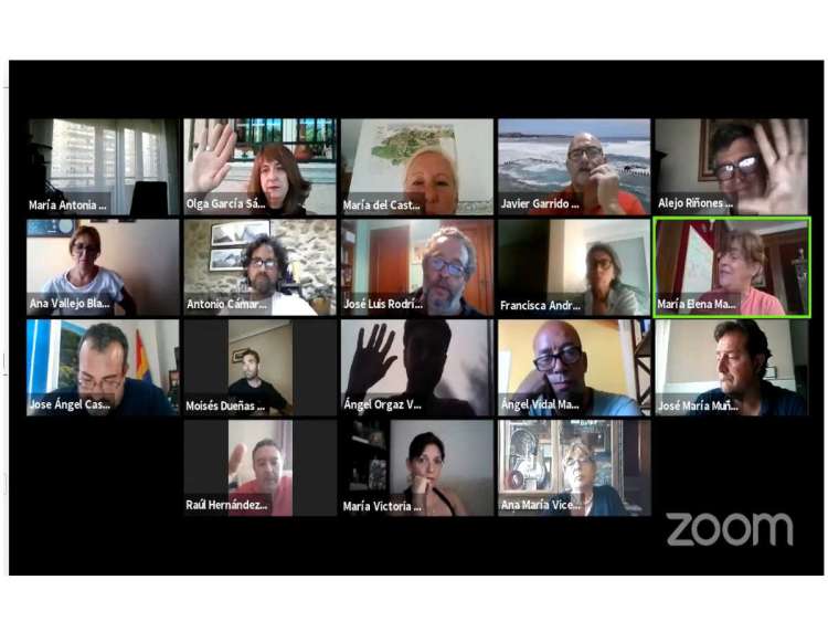 Captura de la retransmisión del pleno del mes de agosto