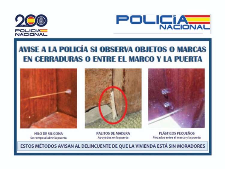 cartel de la policía nacional