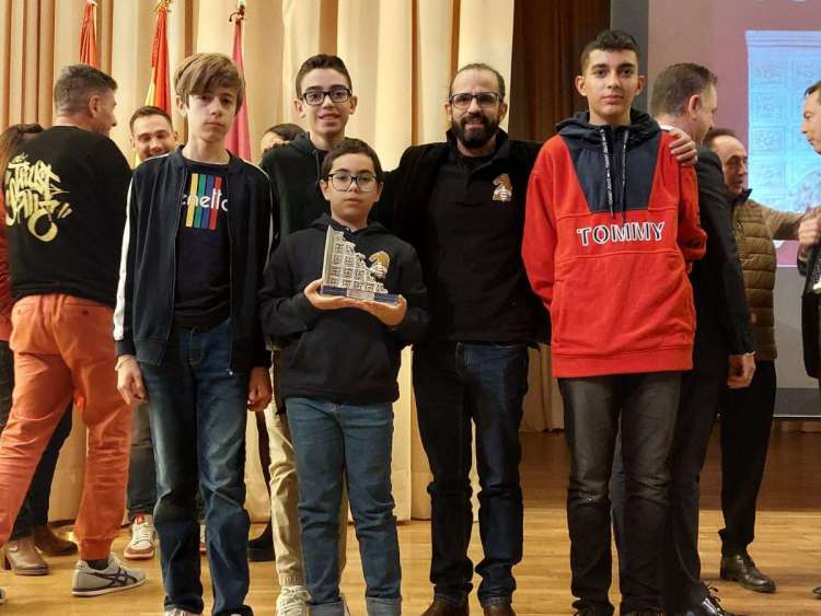 Premiados durante la entrega