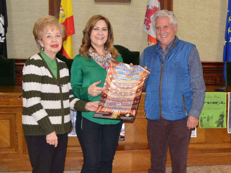 Purificación Pozo en la presentación del certamen de teatro