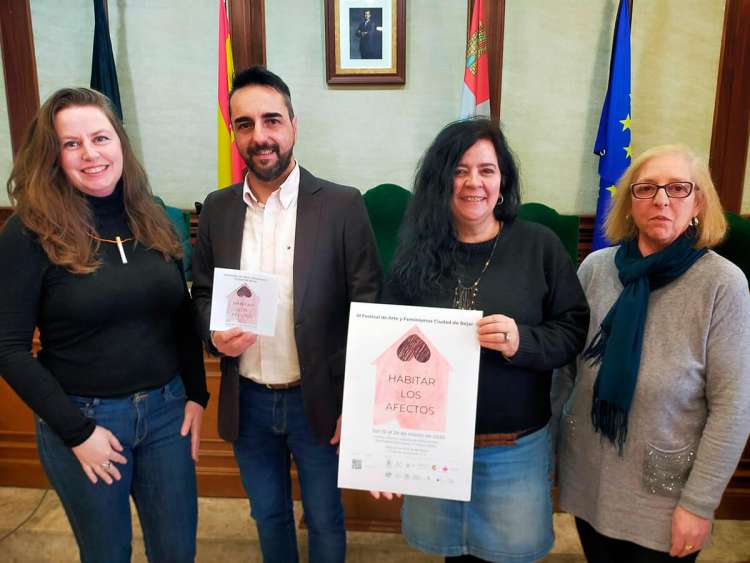 Presentación del III Festival de Arte y Feminismos Ciudad de Béjar 2025, con el título "Habitar los Afectos".