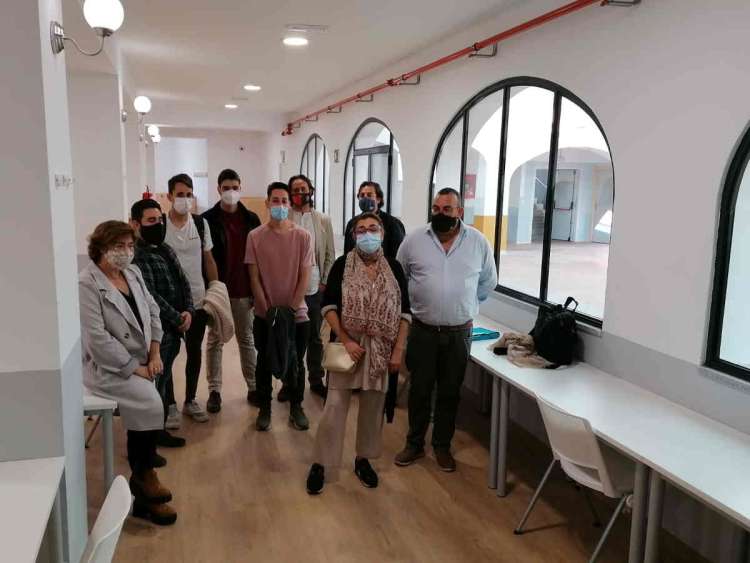 Presentación de las instalaciones a los estudiantes