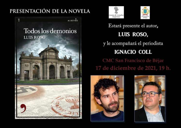 Cartel presentación Todos los Demonios en Béjar