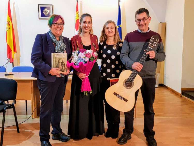 Rebeca Gea en el Centro de cultura de Béjar