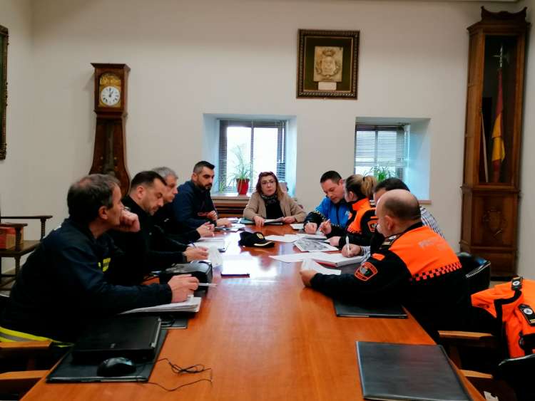 Reunión equipo del dispositivo de seguridad del Carnaval