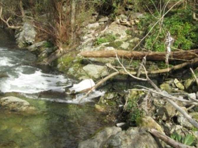 Imagen del río facilitada por el club deportivo Peña de la Cruz