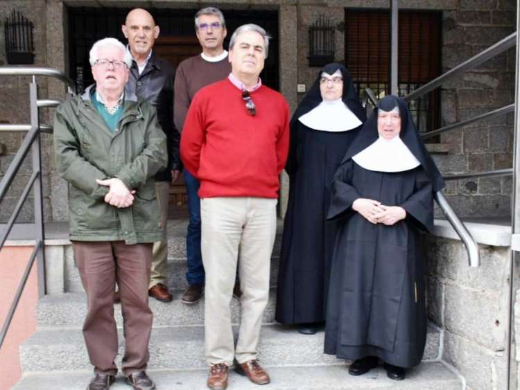 Miembros del Rotary Club y de la Residencia San José de Béjar