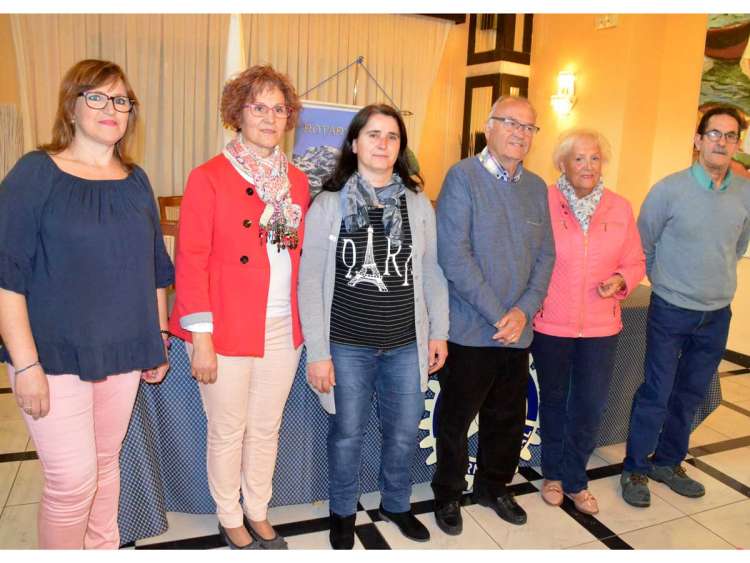 Representantes asociaciones  de Béjar beneficiarias 