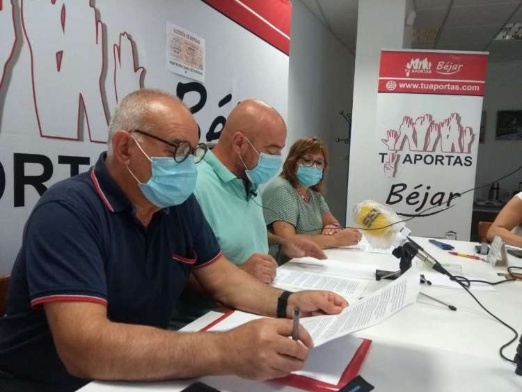 Rueda de prensa Tu Aportas Béjar