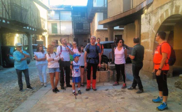 inicio de una de las actividades de Catando el territorio, imagen FB Ruta del vino sierra de Francia