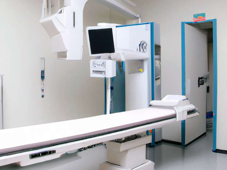 Sala de radiología de un hospital