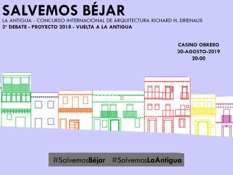 Banner anunciador de la actividad Salvemos Béjar
