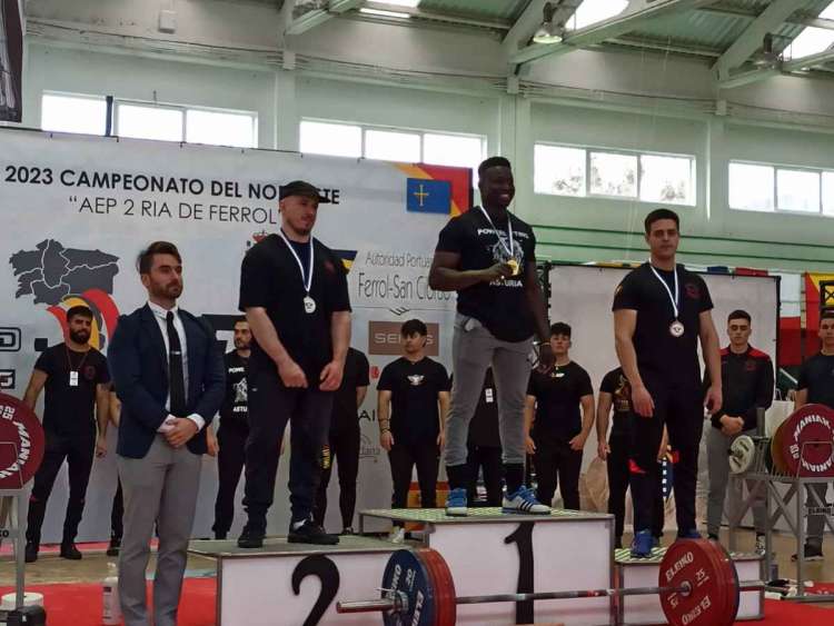 El bejarano Sergio Ballestero en el Podium