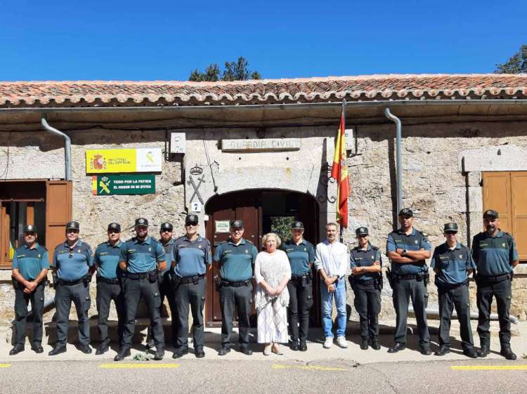 Subdelegada del gobierno y Guardia Civil en La Alberca