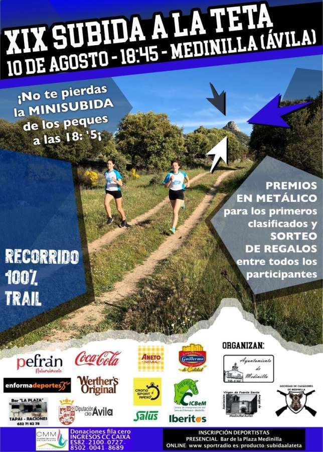 Cartel XIX Subida a la Teta, Medinilla