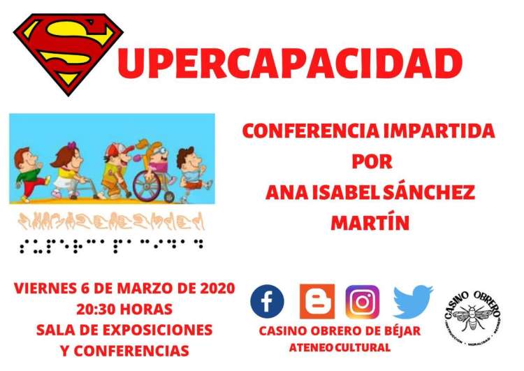 Cartel anunciador de la actividad