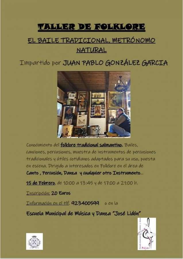 Cartel anunciador de la actividad