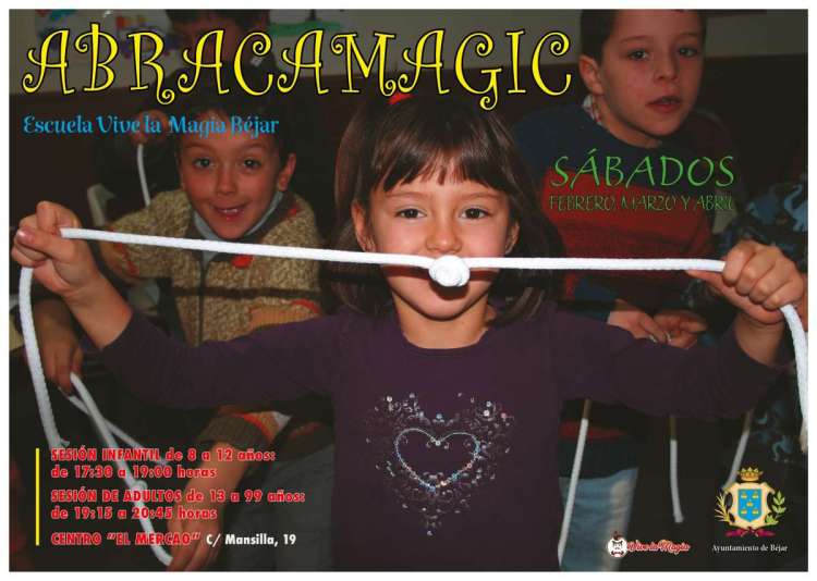 Cartel del taller taller Abracamagia