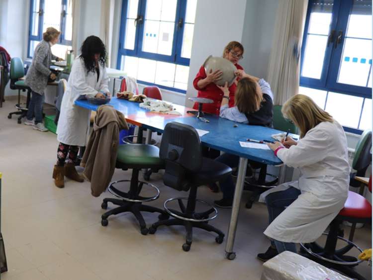 Taller de alfarería en Tamames