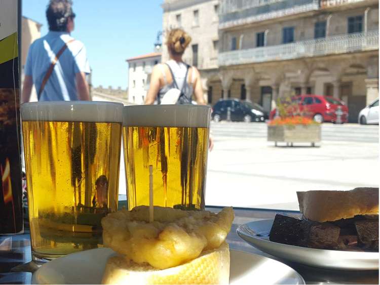 Terrazas en la Plaza Mayor de Béjar