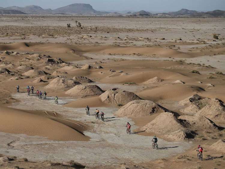 Momento de la cuarta etapa de la Titan Desert