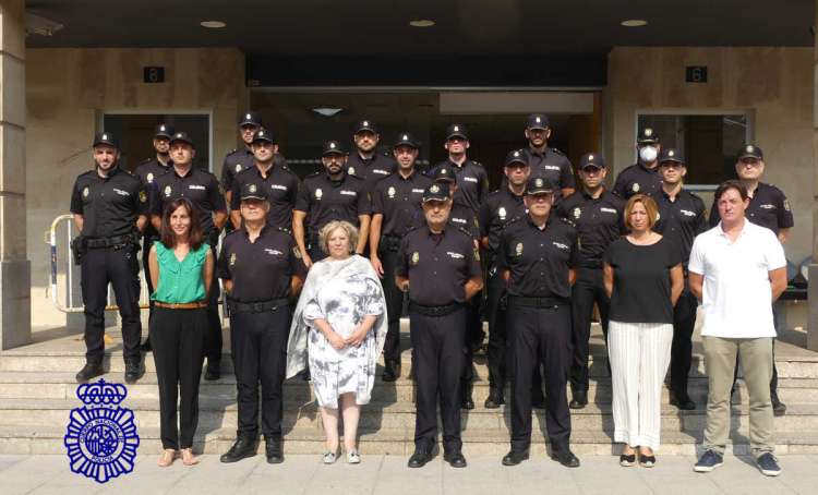 Nuevos policías nacionales de Béjar