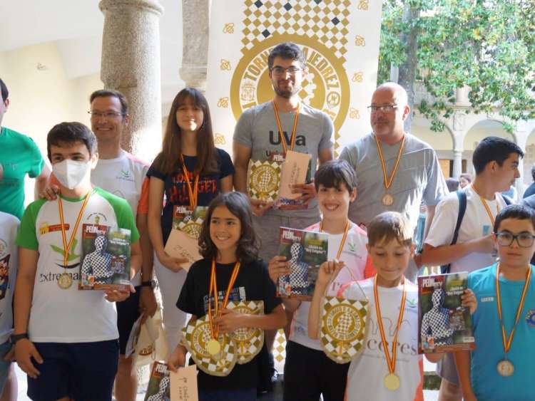 Ganadores del IX Torneo de Ajedrez Ferias de Béjar